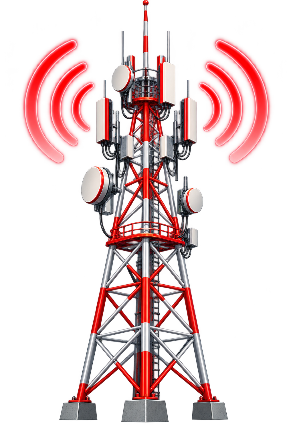 High speed ACT Fibernet network tower in Chennai